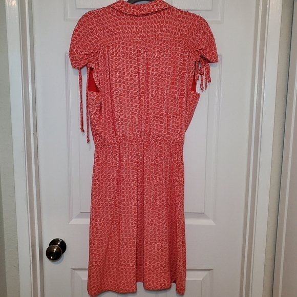 Anthropologie Maeve Carlotta Ruched Dress Sz S - Picture 5 of 11